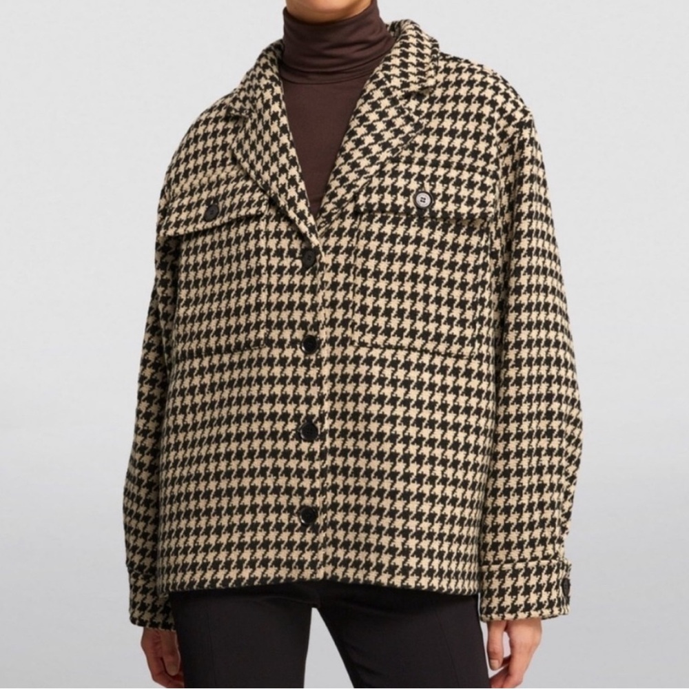 Anine Bing Flynn Houndstooth Jacket